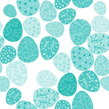 Beyaz arkaplanda paskalya yumurtaları