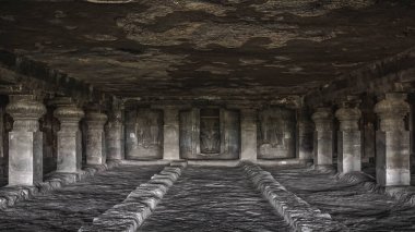 Hindistan 'ın Ellora Mağara Tapınakları