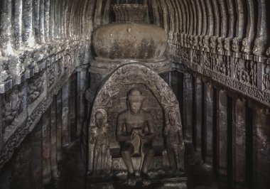 Hindistan 'ın Ellora Mağara Tapınakları