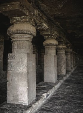 Hindistan 'ın Ellora Mağara Tapınakları