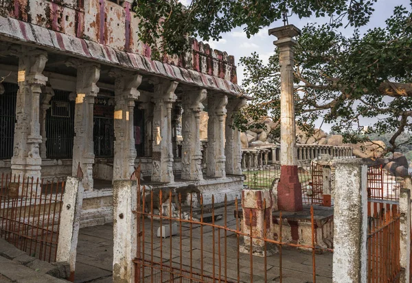 Ruinas Vijayanagara Antigua Capital Del Imperio Vijayanagar Pueblo Hampi Estado — Foto de Stock