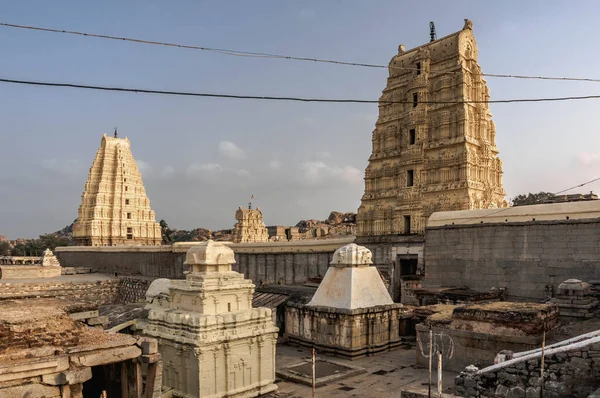 Vijayanagara Ruïnes Van Voormalige Hoofdstad Van Het Vijayanagar Rijk Het — Stockfoto