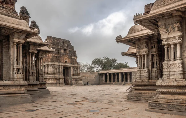 Ruines Vijayanagara Ancienne Capitale Empire Vijayanagar Dans Village Hampi Dans — Photo