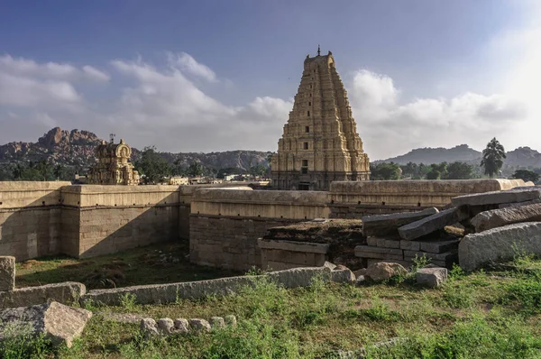 Vijayanagara Zříceniny Bývalého Hlavního Města Vijayanagar Říše Vesnici Hampi Severním — Stock fotografie
