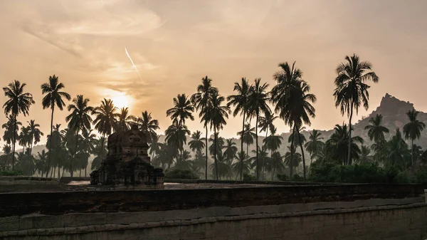 Vijayanagara Zříceniny Bývalého Hlavního Města Vijayanagar Říše Vesnici Hampi Severním — Stock fotografie