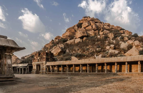 Vijayanagara Ruins Former Capital Vijayanagar Empire Village Hampi Northern Indian Royalty Free Stock Photos