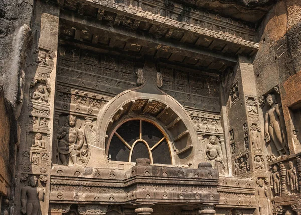 Ajanta Cave Temples Granite Mountains Vindhya India — Stock Photo, Image