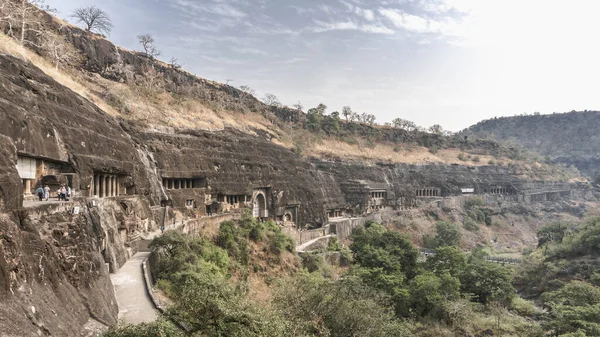 Hindistan, Vindhya Granit Dağları 'ndaki Ajanta Mağara Tapınakları