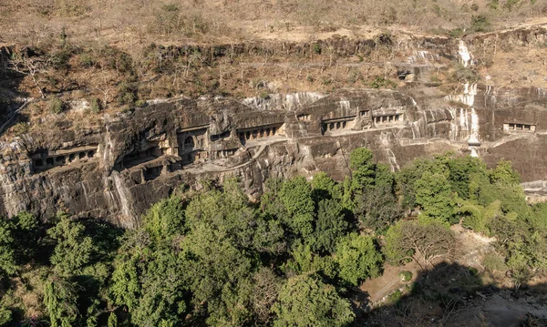 Hindistan, Vindhya Granit Dağları 'ndaki Ajanta Mağara Tapınakları