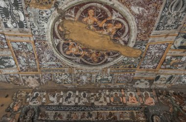 Hindistan, Vindhya Granit Dağları 'ndaki Ajanta Mağara Tapınakları