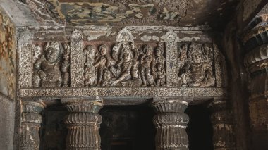 Hindistan, Vindhya Granit Dağları 'ndaki Ajanta Mağara Tapınakları