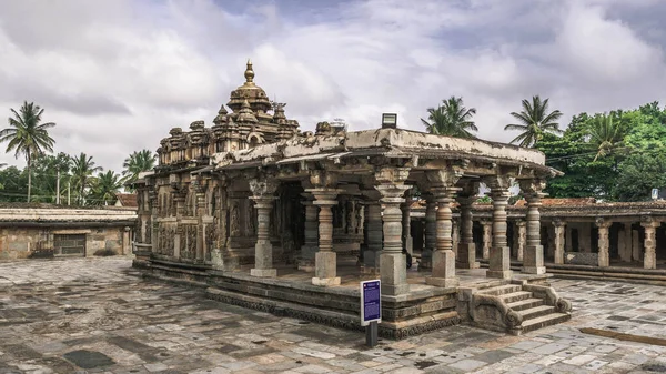 Belur Idade Média Foi Capital Império Hoysal Foi Anteriormente Chamada — Fotografia de Stock