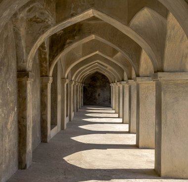 Hindistan, Tamil Nadu 'daki Gingee Fort Tesisi.