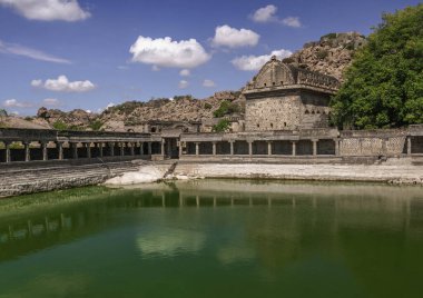 Hindistan, Tamil Nadu 'daki Gingee Fort Tesisi.