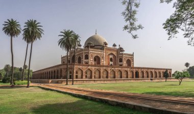 Delhi 'deki Babür İmparatorluğu Hükümdarı Humayun Anıt Mezarı.