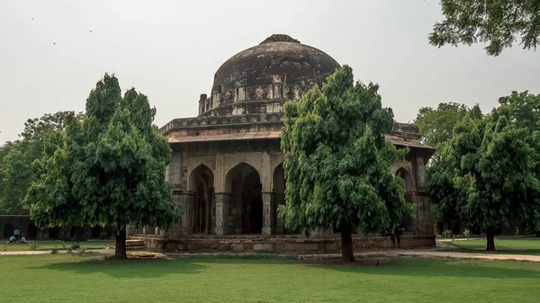 Ogrody Lodi Park Miejski Delhi Grobowcami Dynastii Pasztunów Sayyid Lodi — Zdjęcie stockowe