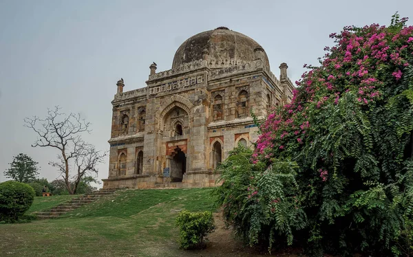 Giardini Parco Cittadino Lodi Delhi Con Tombe Delle Dinastie Pashtun — Foto Stock