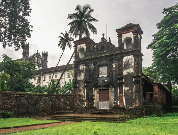 Old Goa Місто Штаті Гоа Індія Колишня Столиця Португальської Індії — стокове фото