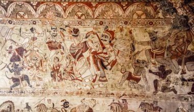 Orchha, kayıp şehir Hindistan.