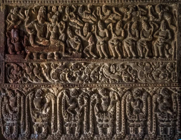 Architectural Complex Pattadakal 8Th Century Climax Development Hindu Style Wesar — Stock Photo, Image
