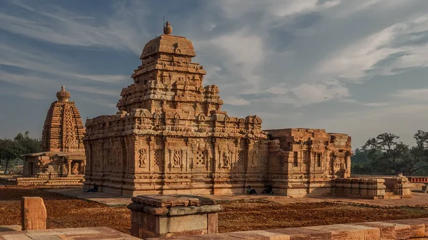 Architectonisch Complex Pattadakal Van Eeuw Het Hoogtepunt Ontwikkeling Van Hindoe — Stockfoto