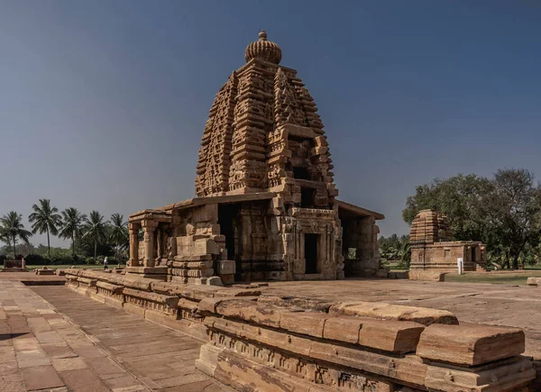 Complexo Arquitetônico Pattadakal Século Viii Clímax Desenvolvimento Estilo Hindu Wesar — Fotografia de Stock