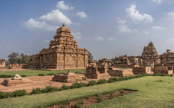 Архитектурный Комплекс Паттадакале Viii Века Кульминация Развитии Индуистского Стиля Везара — стоковое фото