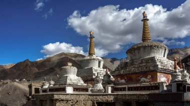 Tibet Budist Manastırı Lamayuru, Lamayuru Gompa, Ladakh, Kargil, Jammu ve Kashmir, Yukarı İndus Vadisi, Hindistan