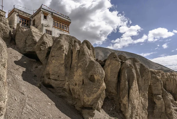 Tibetan Buddhist Monastery Lamayuru Lamayuru Gompa Ladakh Kargil County Jammu — Stock Photo, Image