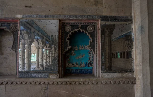 Complejo Del Palacio Ladera Fortaleza Taragarh Ciudad Azul Bundi India —  Fotos de Stock
