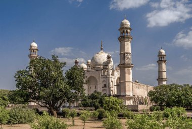 Bibi Ka Makbara Rabia ud Durrani anıtı Aurangabad, Hindistan