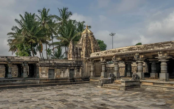 Belur Idade Média Foi Capital Império Hoysal Foi Anteriormente Chamada — Fotografia de Stock