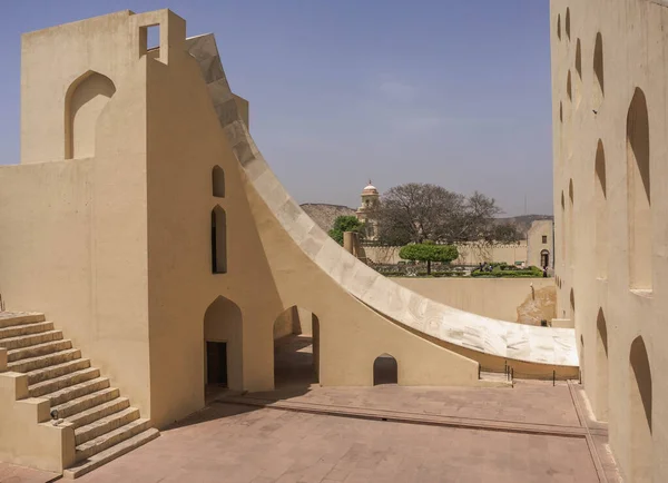 Jantar Mantar Jaipurban Egy Csillagászati Megfigyelőhely Amit Század Elején Építettek — Stock Fotó