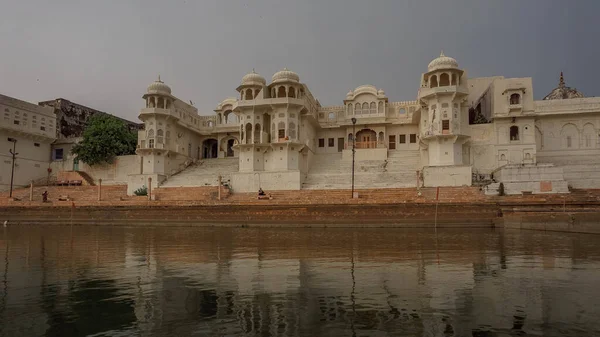 Antigua Ciudad Pushkar Borde Del Desierto Thar Rajasthan —  Fotos de Stock