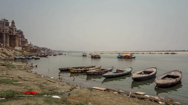 Varanasi Dünyanın Eski Şehirlerinden Biridir Hindistan — Stok fotoğraf