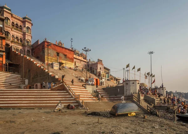 Varanasi Uma Das Cidades Mais Antigas Mundo Índia — Fotografia de Stock