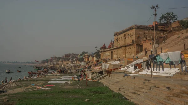 Varanasi Dünyanın Eski Şehirlerinden Biridir Hindistan — Stok fotoğraf