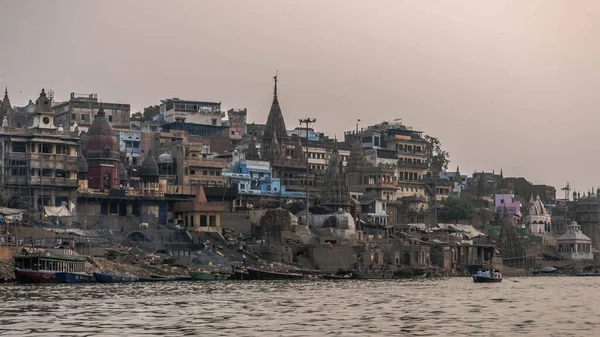 Varanasi Uma Das Cidades Mais Antigas Mundo Índia — Fotografia de Stock