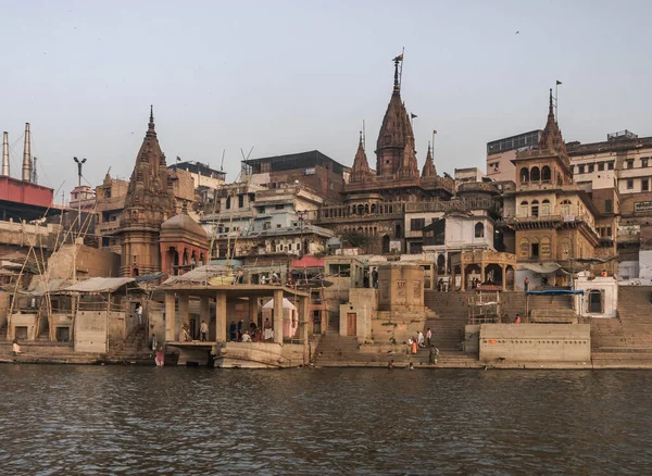 Varanasi Dünyanın Eski Şehirlerinden Biridir Hindistan — Stok fotoğraf