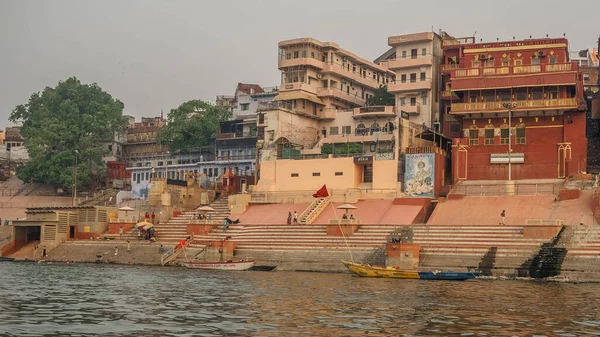 Varanasi Est Une Des Anciennes Villes Monde Inde — Photo