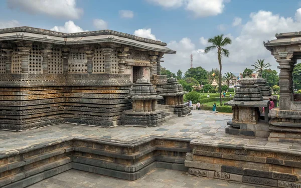 Halebidu Tesouro Arquitetônico Dinastia Hoysal Índia — Fotografia de Stock