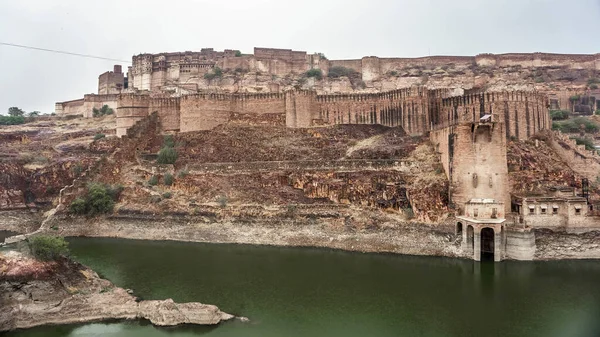 Jodhpur Jest Starożytnym Bardzo Pięknym Miastem Indiach — Zdjęcie stockowe