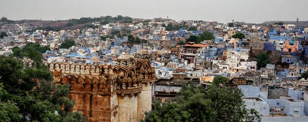 Jodhpur Είναι Μια Αρχαία Και Πολύ Όμορφη Πόλη Στην Ινδία — Φωτογραφία Αρχείου