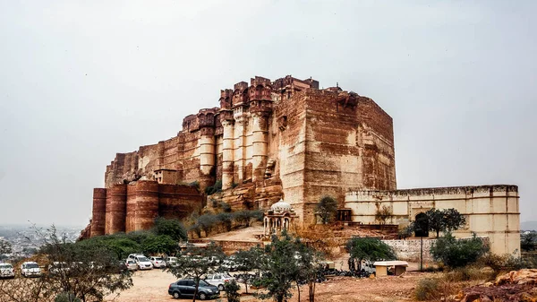 Джодхпур Стародавнє Дуже Гарне Місто Індії — стокове фото
