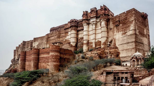 Jodhpur Είναι Μια Αρχαία Και Πολύ Όμορφη Πόλη Στην Ινδία — Φωτογραφία Αρχείου