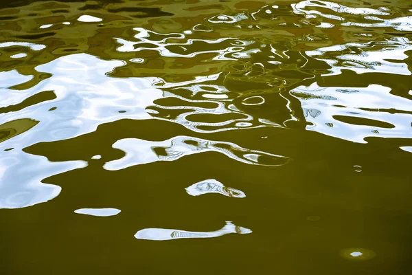 Odbicia Świetlne Fal Wodnych Rzek — Zdjęcie stockowe