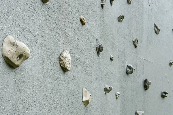 Outdoor Kletterwand Eine Künstlich Konstruierte Wand Mit Griffen Für Hände — Stockfoto