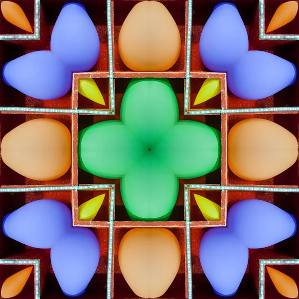 Kaleidoskop Leuchtend Bunte Fröhliche Nahtlose Abstrakte Geometrische Muster Aus Dem — Stockfoto