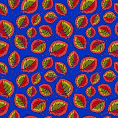 Kare, pürüzsüz desen, yaprak deseni. Web sitesi veya günlük için arkaplan, tekstil, ambalaj, iç çizim, duvar kağıdı