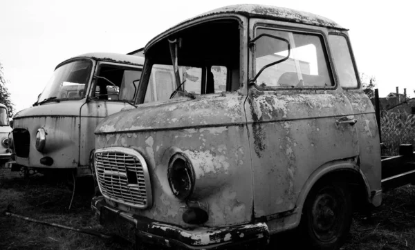 Rusty old east german truck or van. — Stock Photo, Image